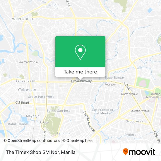 The Timex Shop SM Nor map
