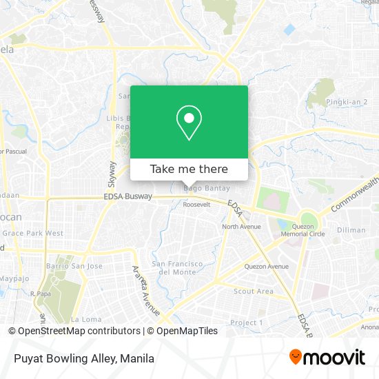 Puyat Bowling Alley map