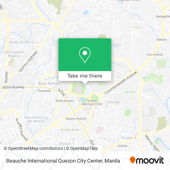 Beauche International Quezon City Center map