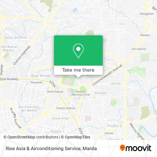 Rise Asia & Airconditioning Service map