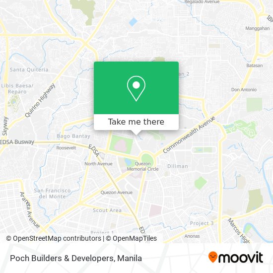 Poch Builders & Developers map