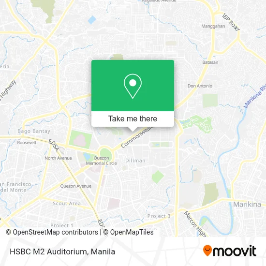 HSBC M2 Auditorium map