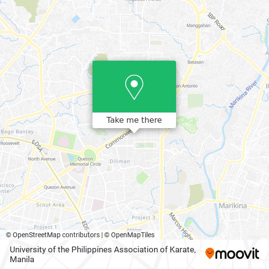 University of the Philippines Association of Karate map