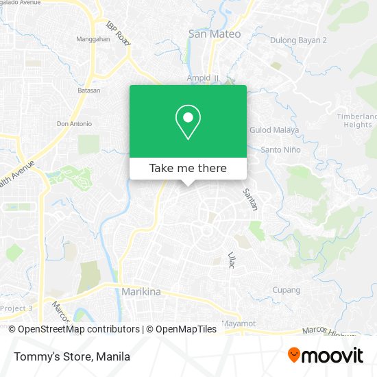 Tommy's Store map