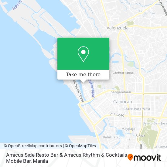 Amicus Side Resto Bar & Amicus Rhythm & Cocktails Mobile Bar map
