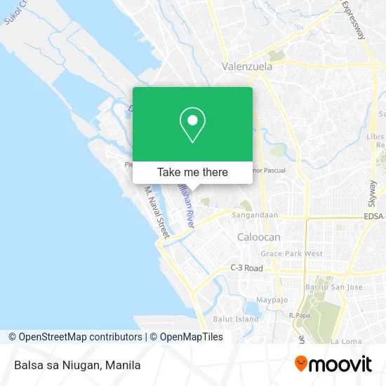 Balsa sa Niugan map