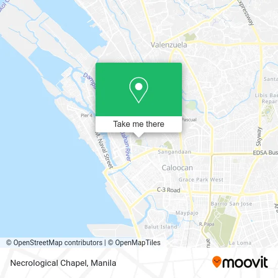 Necrological Chapel map