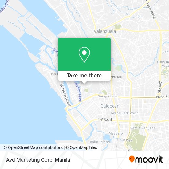 Avd Marketing Corp map