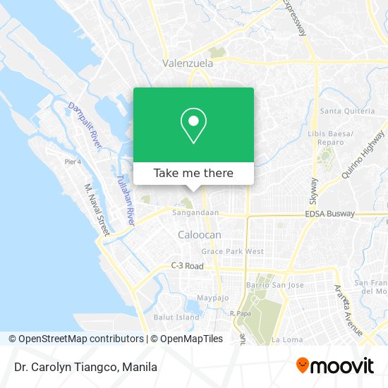 Dr. Carolyn Tiangco map