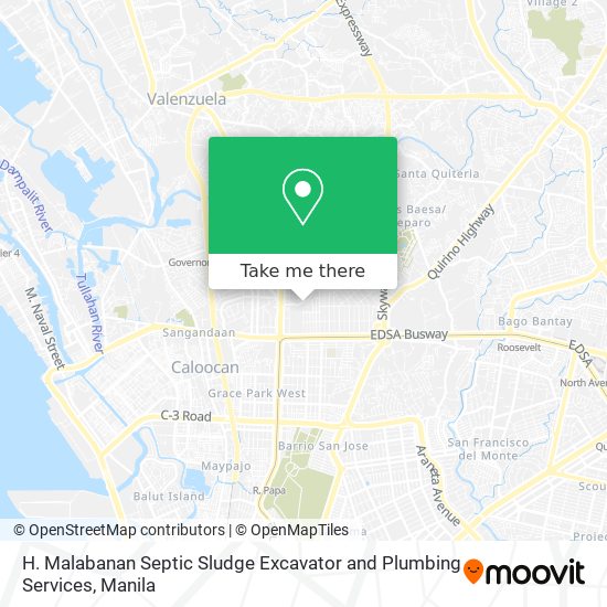 H. Malabanan Septic Sludge Excavator and Plumbing Services map