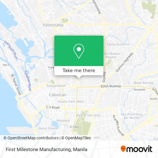 First Milestone Manufacturing map