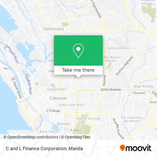 C and L Finance Corporation map