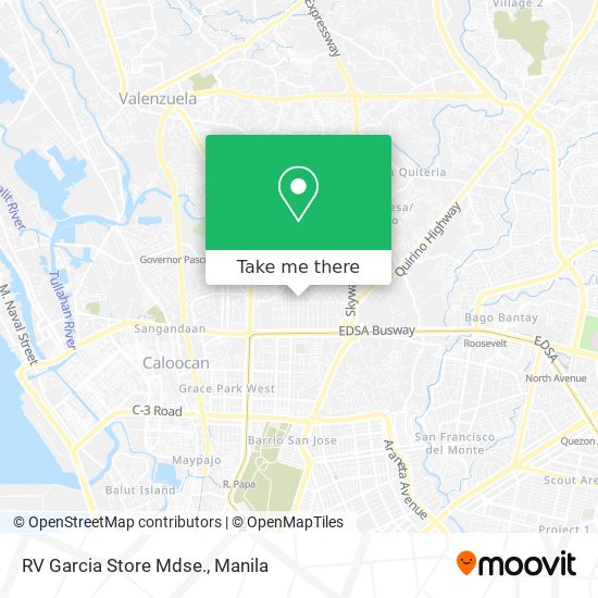 RV Garcia Store Mdse. map