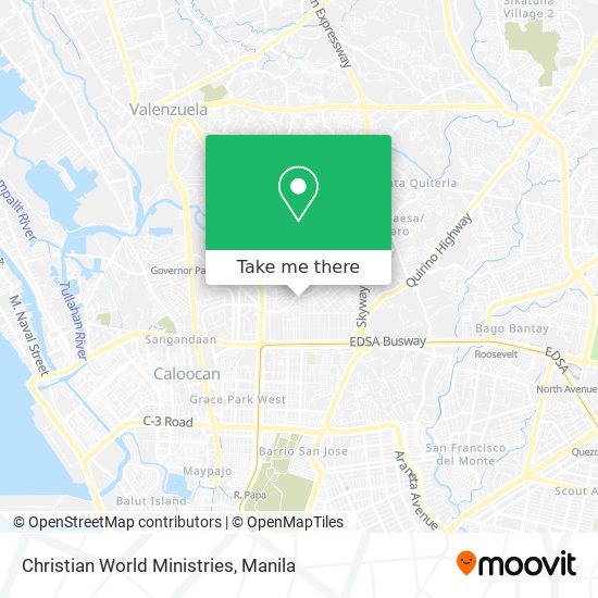 Christian World Ministries map