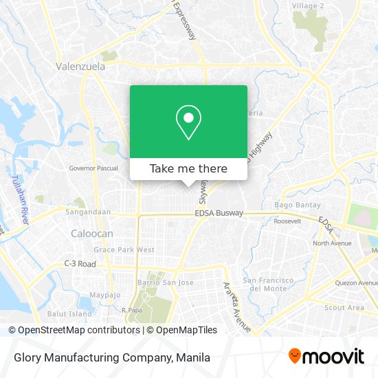 Glory Manufacturing Company map