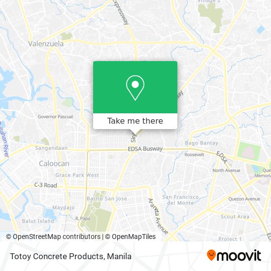 Totoy Concrete Products map