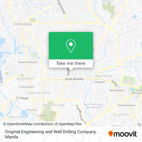 Original Engineering and Well Drilling Company map