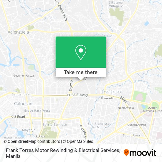 Frank Torres Motor Rewinding & Electrical Services map