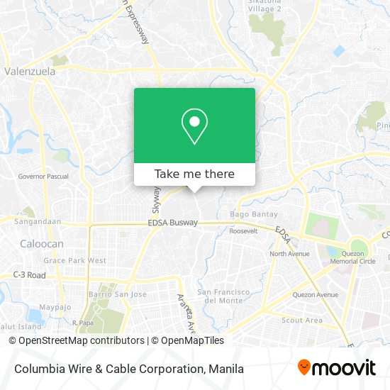 Columbia Wire & Cable Corporation map