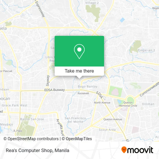Rea's Computer Shop map