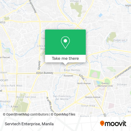 Servtech Enterprise map