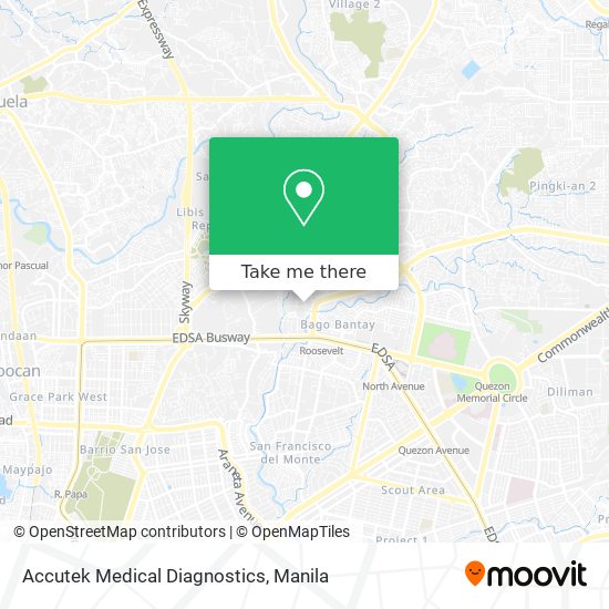 Accutek Medical Diagnostics map