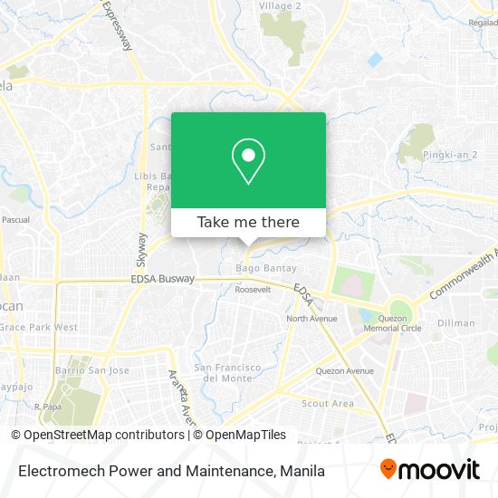 Electromech Power and Maintenance map