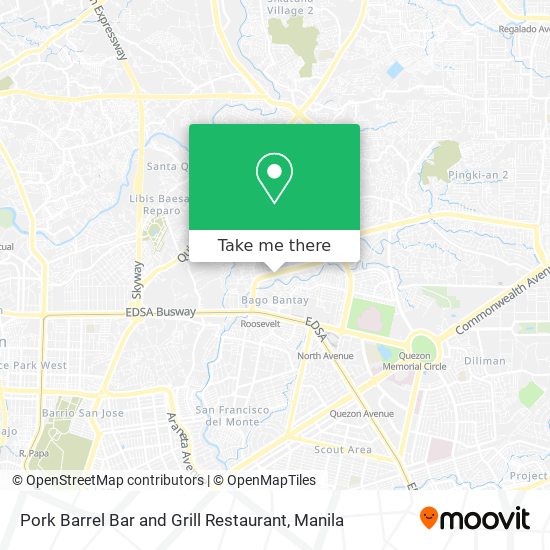 Pork Barrel Bar and Grill Restaurant map