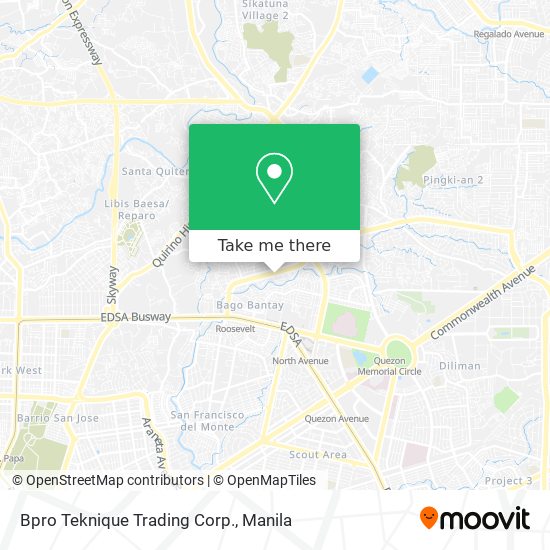 Bpro Teknique Trading Corp. map