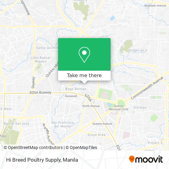 Hi Breed Poultry Supply map