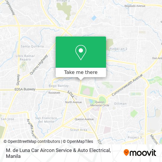 M. de Luna Car Aircon Service & Auto Electrical map