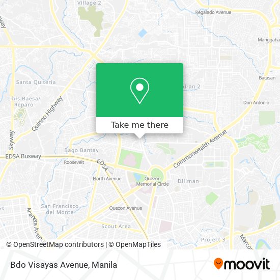 Bdo Visayas Avenue map