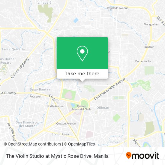The Violin Studio at Mystic Rose Drive map