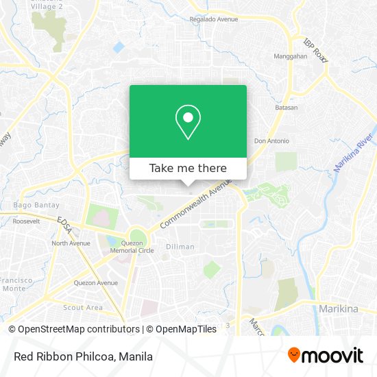 Red Ribbon Philcoa map