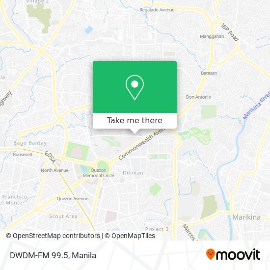 DWDM-FM 99.5 map