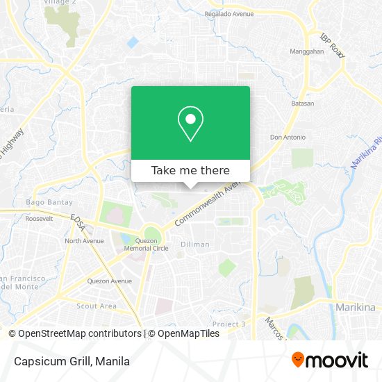 Capsicum Grill map