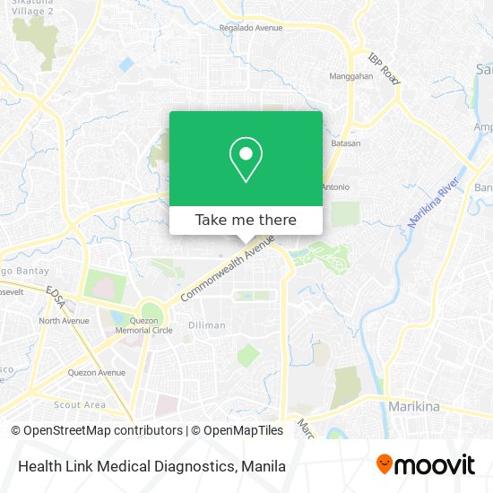 Health Link Medical Diagnostics map