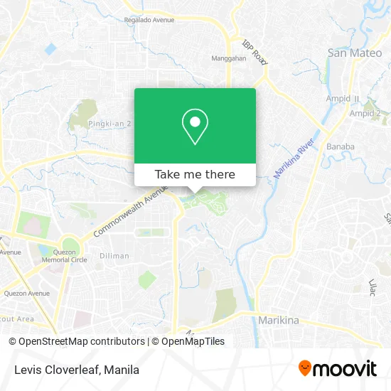 Levis Cloverleaf map