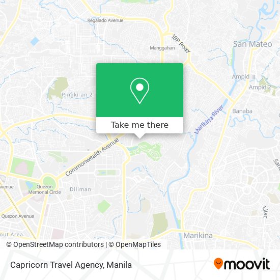 Capricorn Travel Agency map