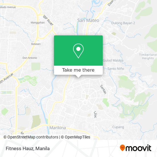 Fitness Hauz map