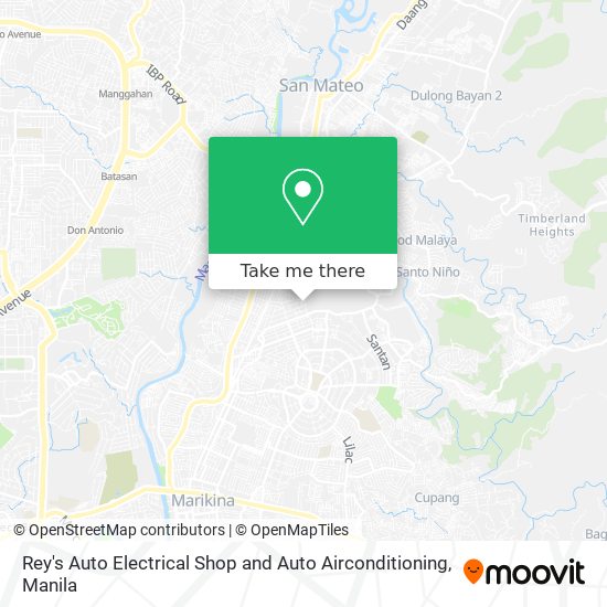 Rey's Auto Electrical Shop and Auto Airconditioning map