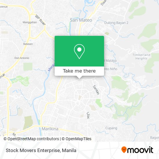 Stock Movers Enterprise map