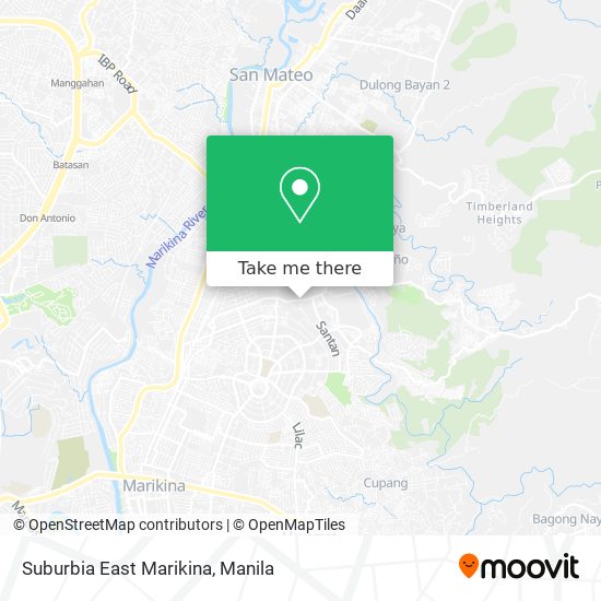 Suburbia East Marikina map