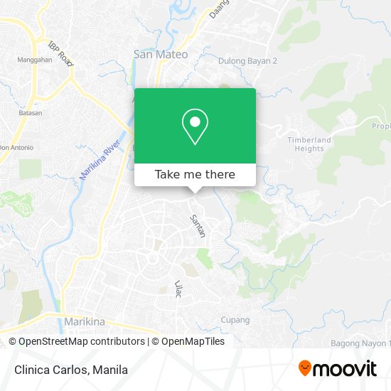 Clinica Carlos map