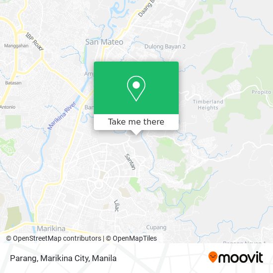 Parang, Marikina City map