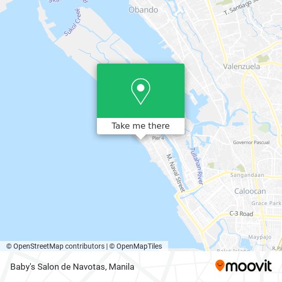 Baby's Salon de Navotas map