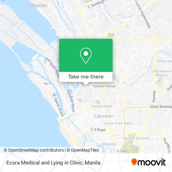 Ecsra Medical and Lying in Clinic map