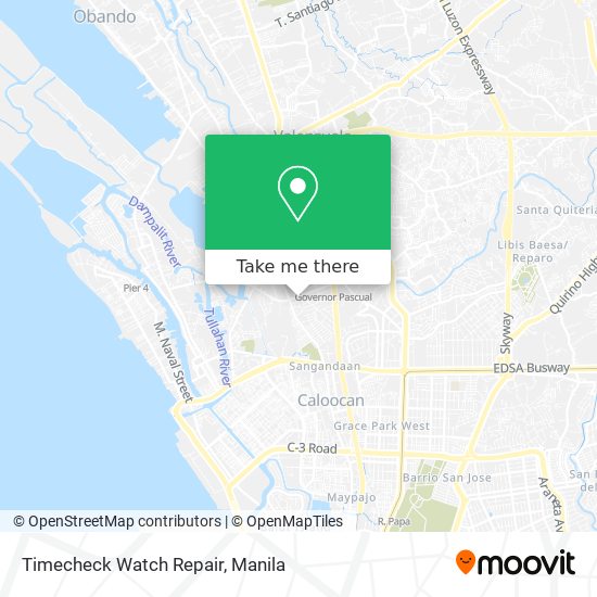 Timecheck Watch Repair map