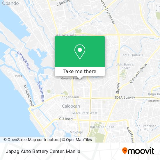 Japag Auto Battery Center map