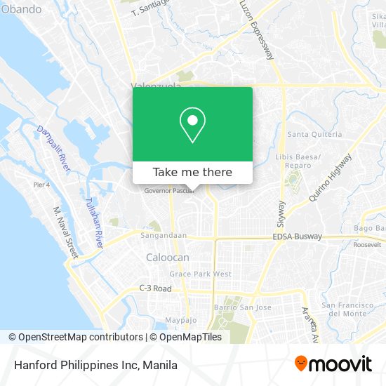 Hanford Philippines Inc map